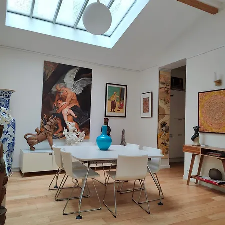 Loft, Atelier Artiste Montmartre Appartement Parijs Buitenkant foto