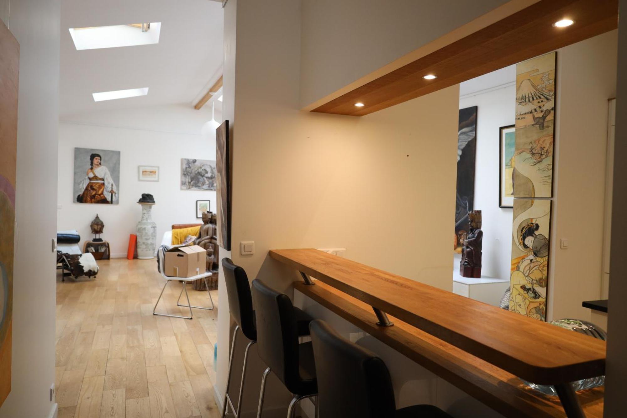 Appartement Loft, Atelier Artiste Montmartre Parijs